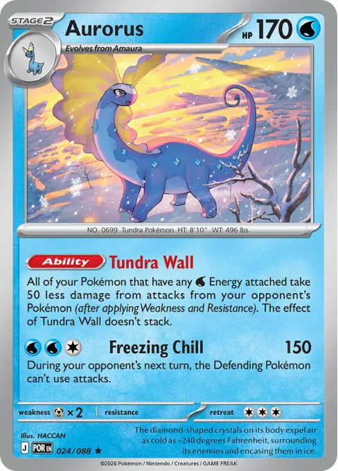 Aurorus - Reverse Holo
