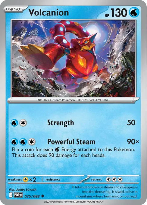 Volcanion - Reverse Holo