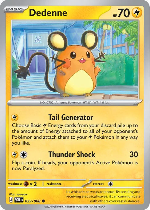 Dedenne - Reverse Holo