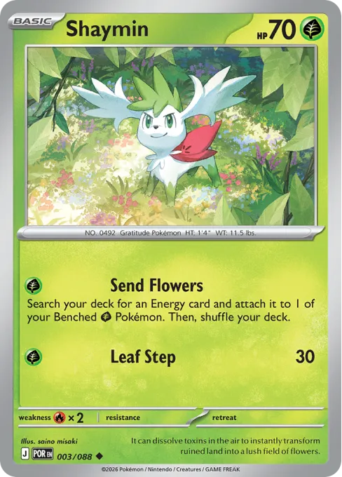 Shaymin - Reverse Holo