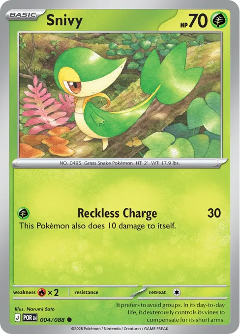 Snivy - Reverse Holo