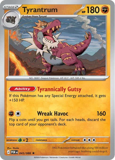 Tyrantrum - Reverse Holo