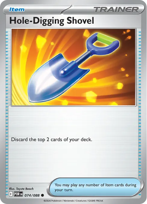 Hole-Digging Shovel - Reverse Holo