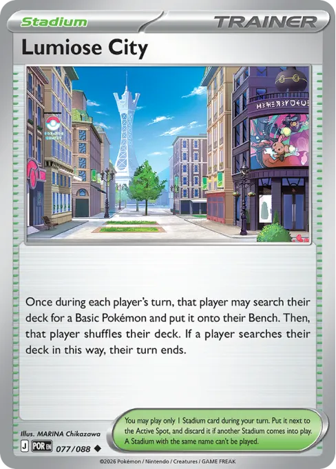Lumiose City - Reverse Holo