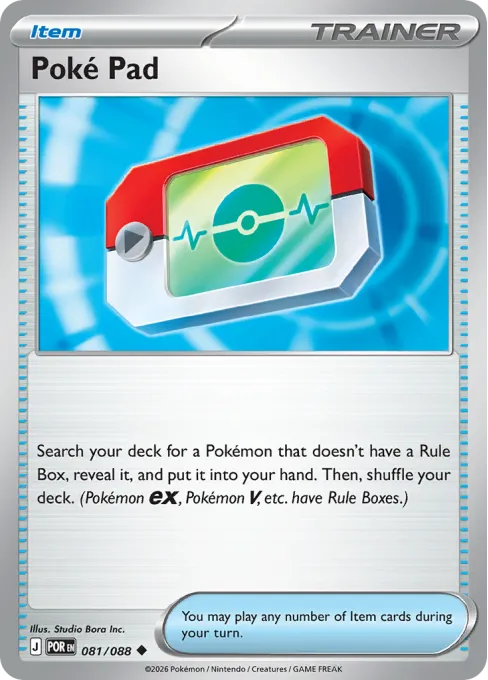 Poké Pad - Reverse Holo