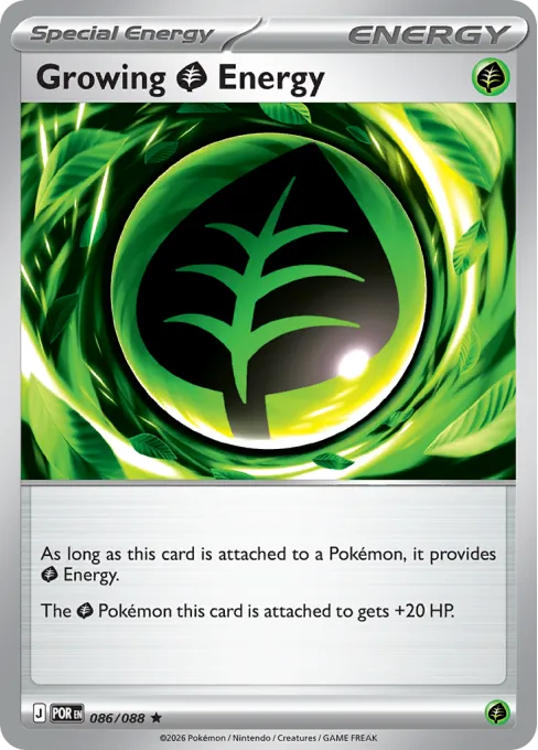 Growing Grass Energy - Reverse Holo