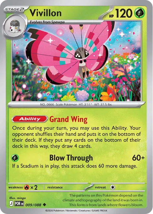 Vivillon - Reverse Holo