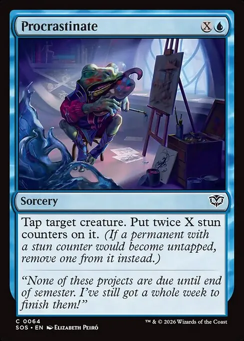 Procrastinate - Foil