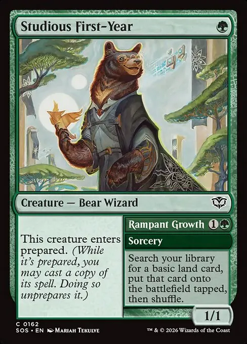 Studious First-Year // Rampant Growth - Foil