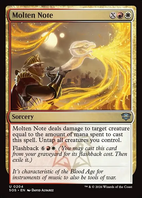 Molten Note - Foil