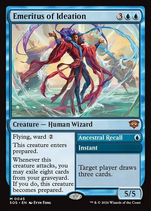 Emeritus of Ideation // Ancestral Recall - Foil