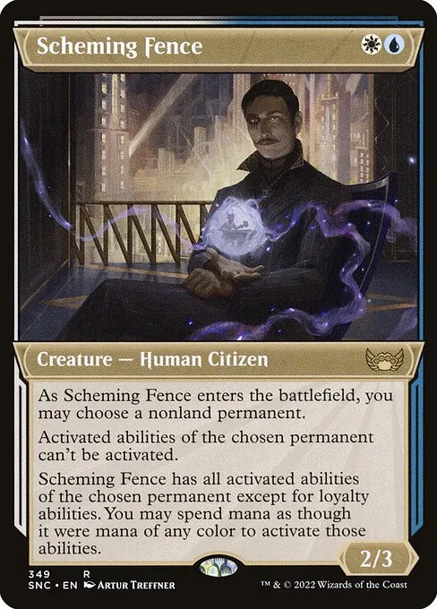 Scheming Fence - Foil
