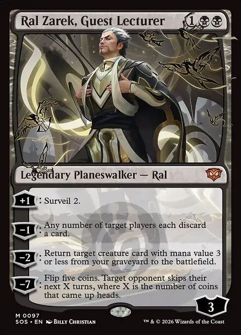 Ral Zarek, Guest Lecturer - Foil