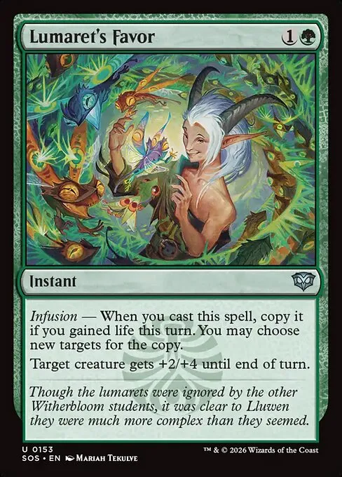 Lumaret's Favor - Foil