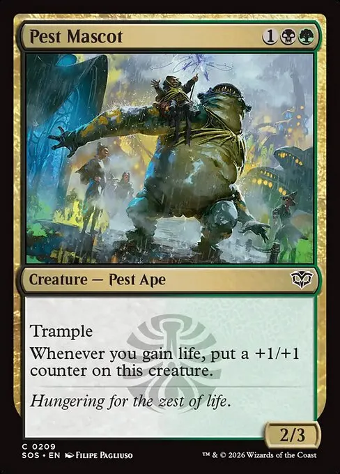 Pest Mascot - Foil