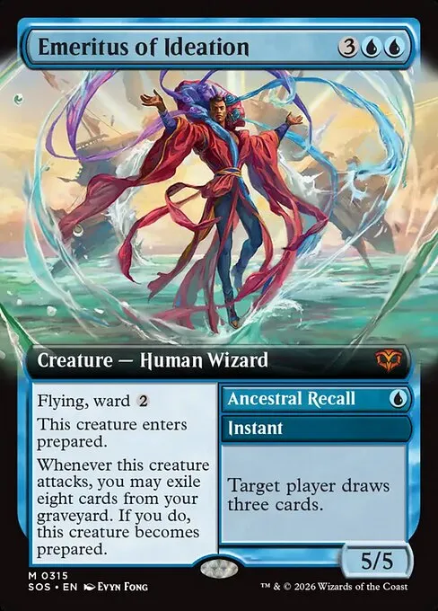 Emeritus of Ideation // Ancestral Recall - Foil