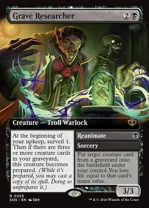 Grave Researcher // Reanimate - Foil