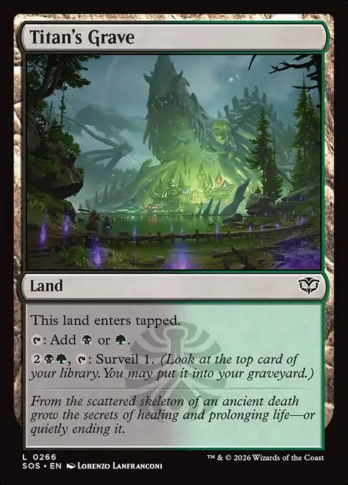 Titan's Grave - Foil