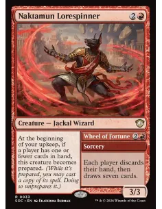 Naktamun Lorespinner // Wheel of Fortune