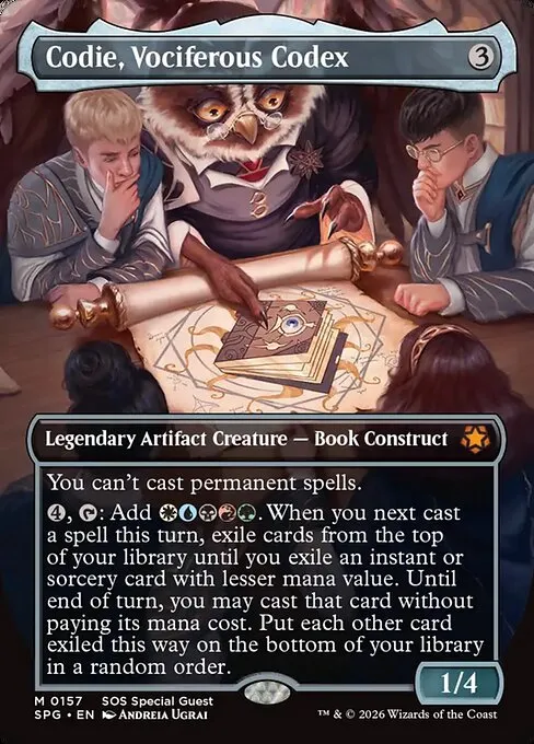 Codie, Vociferous Codex - Foil
