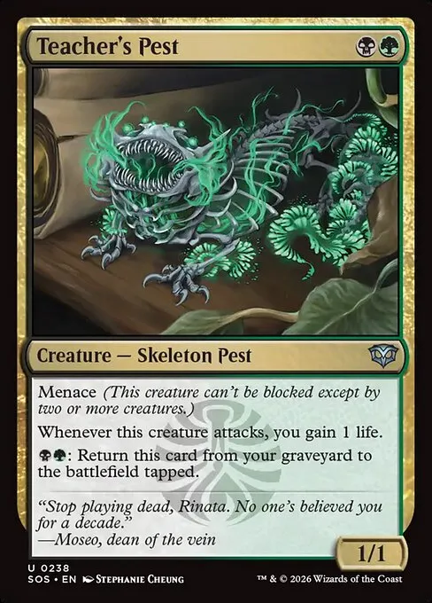 Teacher's Pest - Foil