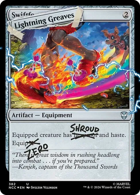 Lightning Greaves - Foil