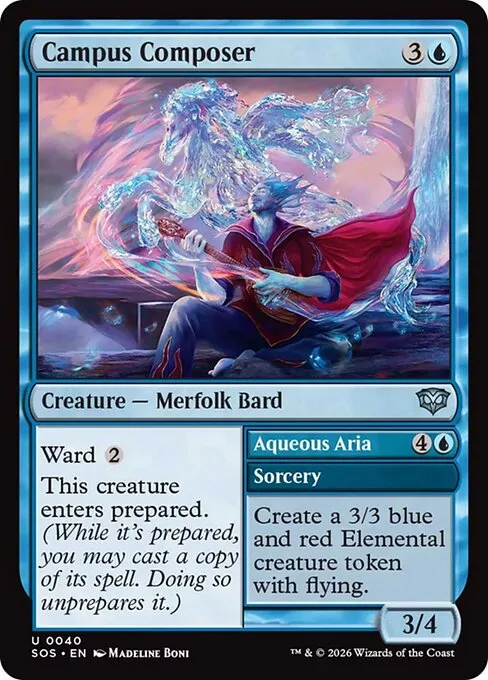 Campus Composer // Aqueous Aria - Foil
