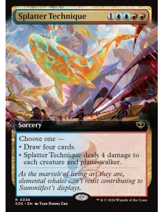 Splatter Technique - Foil
