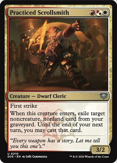 Practiced Scrollsmith - Foil