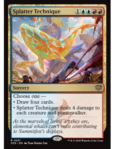 Splatter Technique - Foil