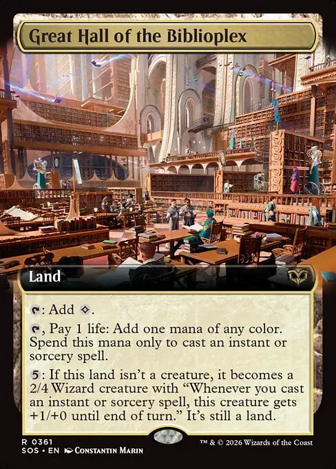 Great Hall of the Biblioplex - Foil