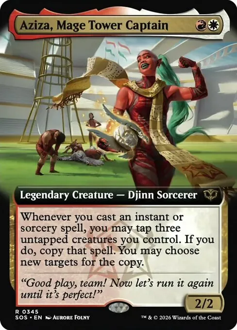 Aziza, Mage Tower Captain - Foil