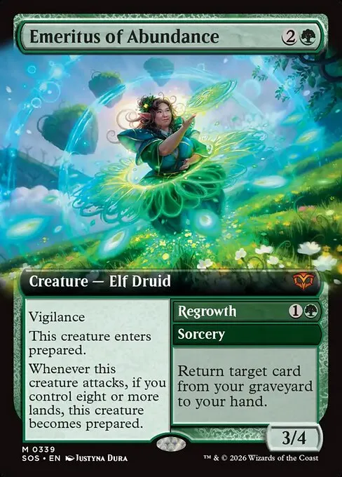 Emeritus of Abundance // Regrowth - Foil