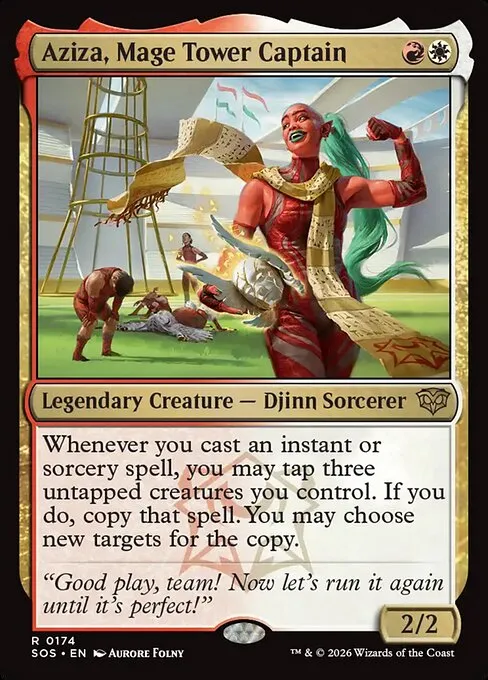 Aziza, Mage Tower Captain - Foil