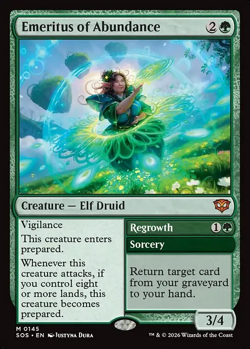 Emeritus of Abundance // Regrowth - Foil