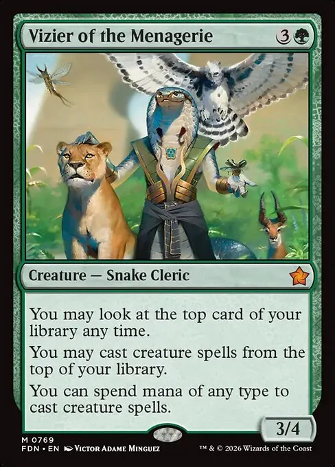 Vizier of the Menagerie - Foil