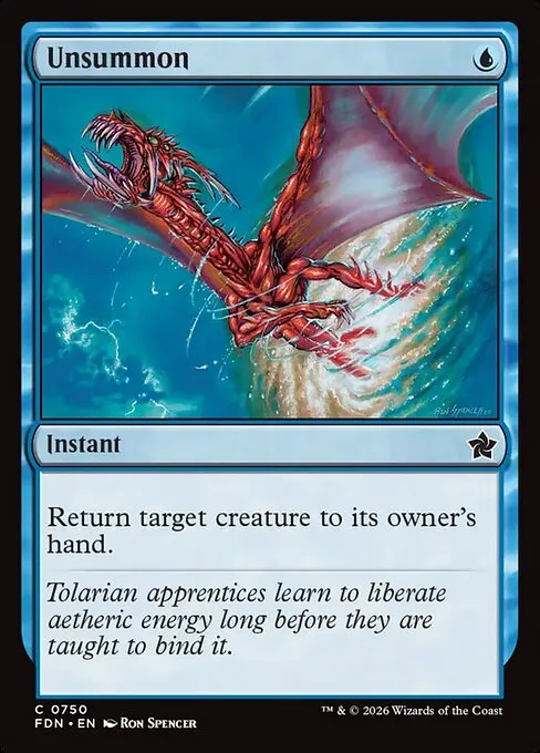Unsummon - Foil