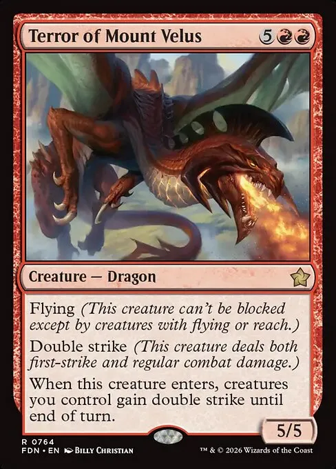 Terror of Mount Velus - Foil