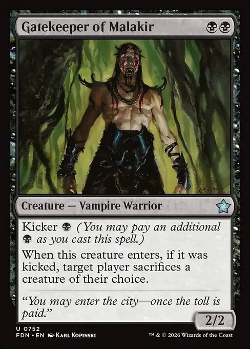 Gatekeeper of Malakir - Foil