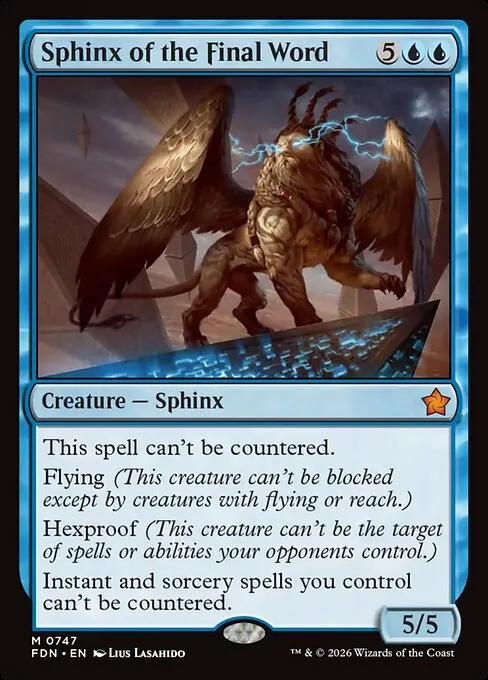 Sphinx of the Final Word - Foil