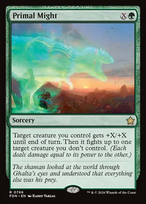 Primal Might - Foil