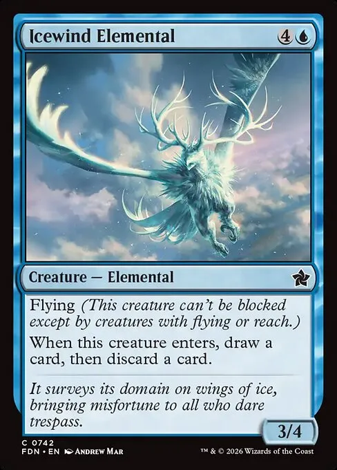 Icewind Elemental - Foil