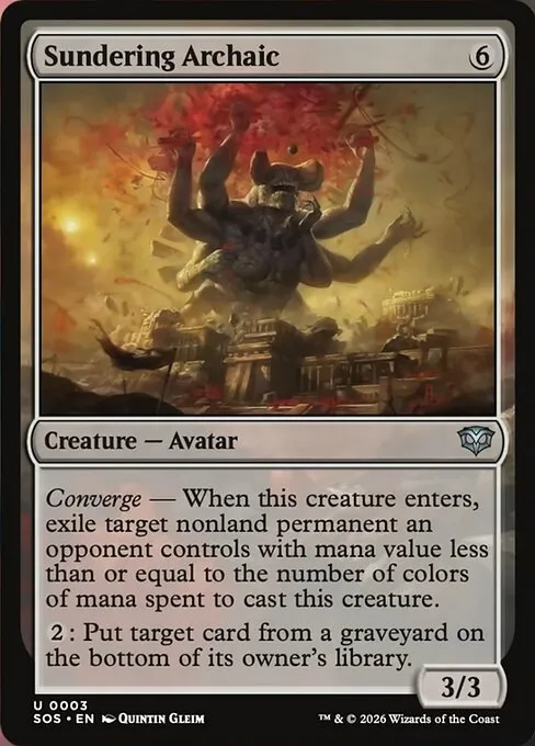 Sundering Archaic - Foil