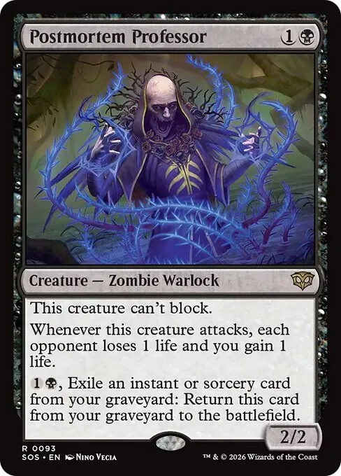 Postmortem Professor - Foil