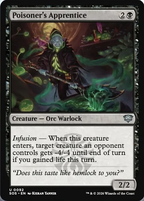 Poisoner's Apprentice - Foil