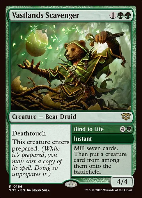 Vastlands Scavenger // Bind to Life - Foil