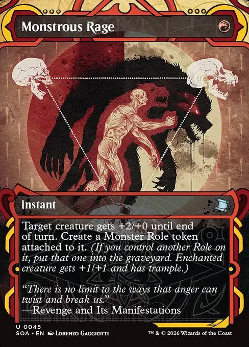 Monstrous Rage - Foil