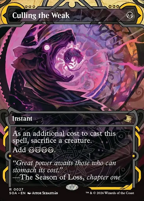 Culling the Weak - Foil