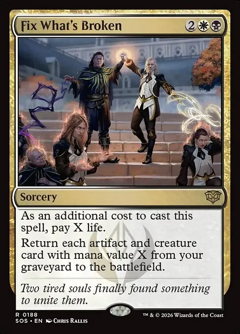 Fix What's Broken - Foil