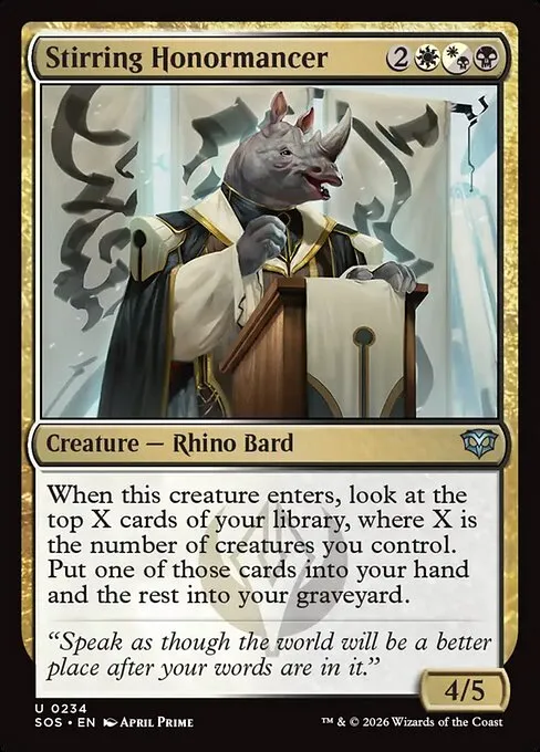 Stirring Honormancer - Foil
